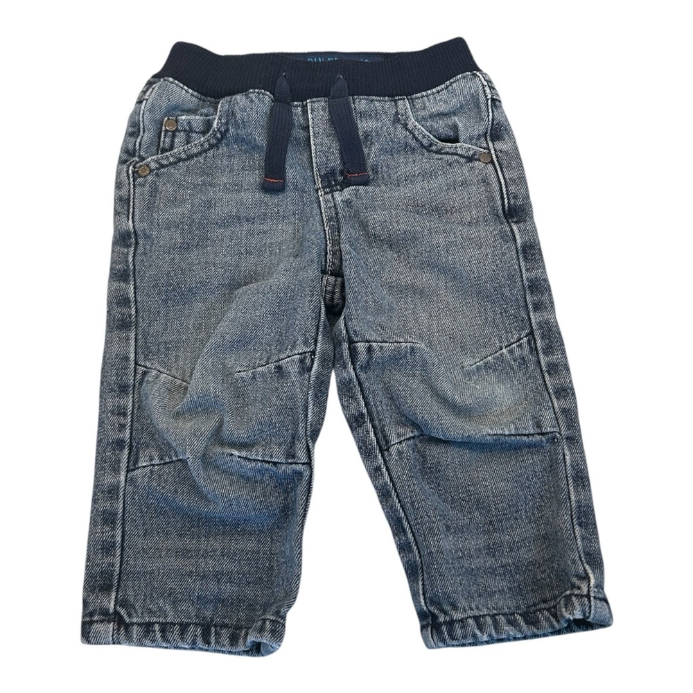 Genuine OshKosh B'gosh The Ruler Baby Toddler Jogger Jeans Acid Wash 12 Months - Picture 1 of 3
